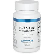 Douglas Laboratories DHEA 5 mg | Micronized Supplement to Support Immune Health, Brain, Bones, Metabolism and Lean Body Mass* | 100 Tablets