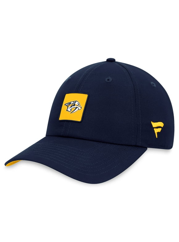 Men's Fanatics Branded  Navy Nashville Predators Authentic Pro Rink Adjustable Hat