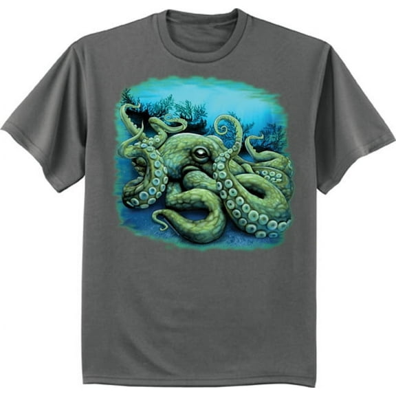 Octopus T-shirt Marine Life Gifts Mens Graphic Tee