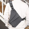 thumbnail image 4 of AMERTEER Casual Shoulder Bag for Men with Removable Shoulder Strap for Outdoor Dating Use, 4 of 8