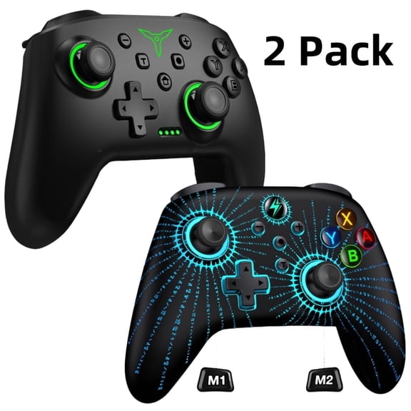 QQV Switch 2 Controller 2 Pack, Compatible with Switch 2/Switch OLED