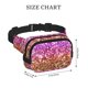 thumbnail image 4 of Easygdp Glitter Rainbow Fanny Packs para Mujeres y Hombres, Bolsa de Cinturón, Bolsos de Cruz para Trabajo/Correr/Senderismo, 4 of 9