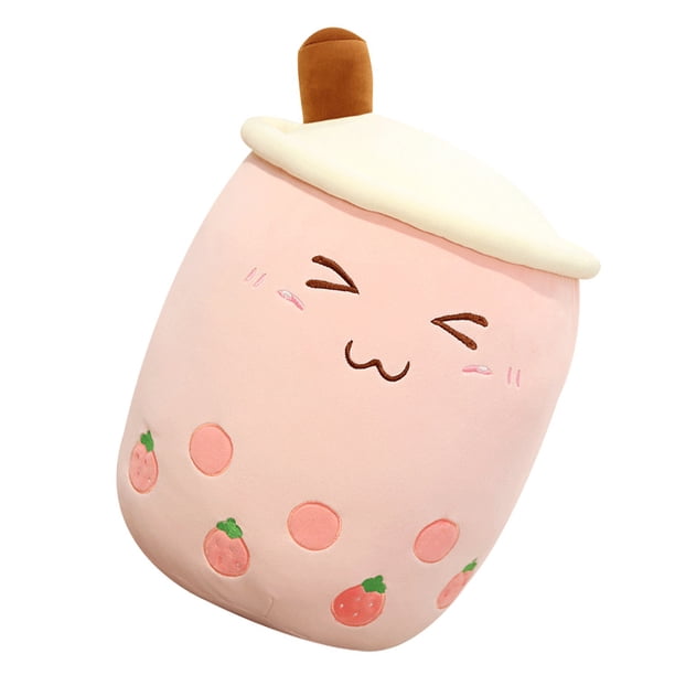 Tholdsy Juguete de peluche, lindos muñecos de té de la leche rellenos, muñeco portátil con cremallera, taza de té de doble cara, almohada, Type2 NO2 Tholdsy FN007163-10