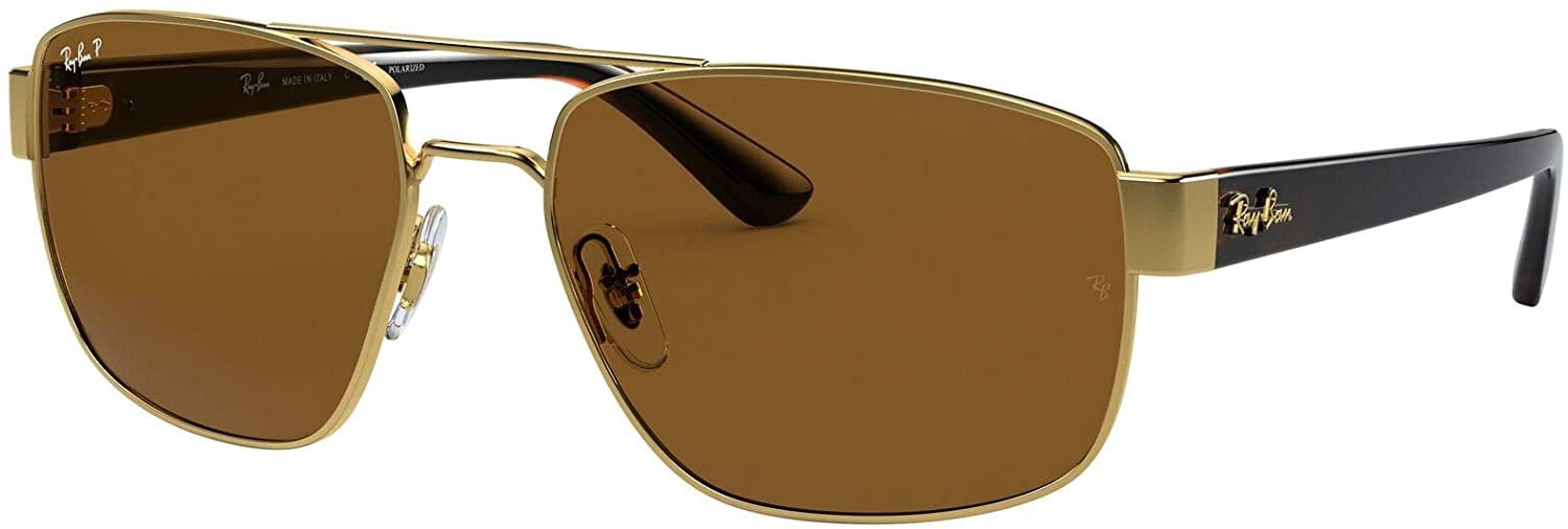 Ray-Ban Rb3663 Metal Rectangular Sunglasses