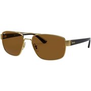 Ray-Ban Rb3663 Metal Rectangular Sunglasses