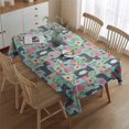 thumbnail image 2 of Cute Pitbull Terriers Dog and Flowers Rectangle Tablecloth 60"x84",Waterproof Polyester Rectangle Table Cloth, Wipeable Spillproof Polyester Tablecloth for Dining, Camping, Indoor and Outdoor, 2 of 5