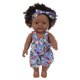 thumbnail image 1 of Play African American Baby Birthday Gift For Kids Fashion Black Girl Doll Lifelike Fun With Clothes Toys Cute Soft Vinyl heqiyong toy, 1 of 2