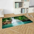 thumbnail image 3 of Coastal Rug, Bridesmaid Gift Rugs, Personalized Gifts Rug, Hallway Rug, Sea Landscape Rug, Tropical Sea View Rugs, Green Rug, Runner Rug, 5.2'x7.5' - 160x230 cm, 3 of 8