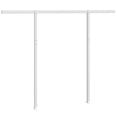 thumbnail image 3 of vidaXL Awning Post Set White 300x245 cm Iron, 3 of 4