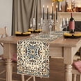 thumbnail image 2 of Boho Southwestern Table Runner 70 Inches Long,Vintage Retro Geometric Ethnic Cotton Linen Table Runners Dresser Scarves,Decorative Fabric Tabletop Scarf Furniture Cover for Home Dinner Party 13"x70", 2 of 9