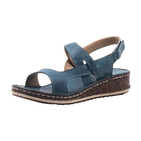 

Summer Ladies Sandals Fish Mouth Slope With Open Toe Casual Shoes Slippers