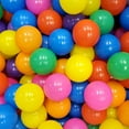 thumbnail image 3 of YUFER 500 Piece Ball Pit Balls for Kids & Toddlers, 2.2" Thickened Plastic Sensory Play Balls, Non-Toxic BPA-Free, Colorful, Pools, Bounce Houses, 3 of 9