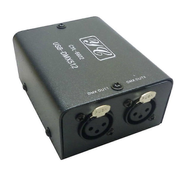 512-Channel USB to DMX DMX512 LED Light DMX-Stage Lighting Module Stage Lighting Controller Mini Dec
