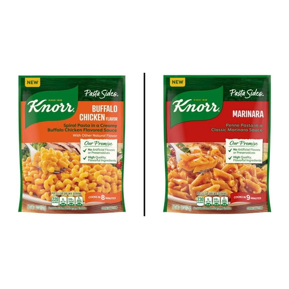 Knorr Pasta Buffalo Chicken 4.2 & Knorr Pasta Sides Marinara Penne 4.4 oz