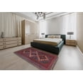 thumbnail image 4 of Ahgly Company Indoor Rectangle Traditional Saffron Red Persian Area Rugs, 5' x 7', 4 of 6