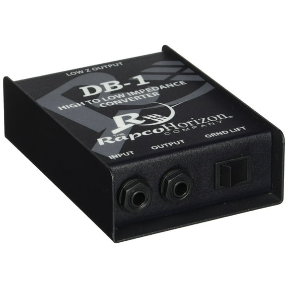 Caja directa pasiva Rapco Horizon DB-1 con Hi-Z de 1/4 pulgadas a XLR