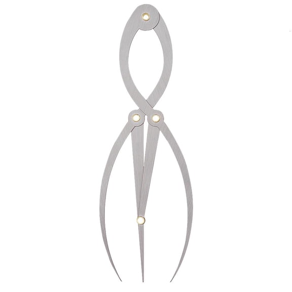 Golden Mean Calipers with for Case Ratio Caliper Three-point Positioning Balance Caliper for Eyebrow Tatt