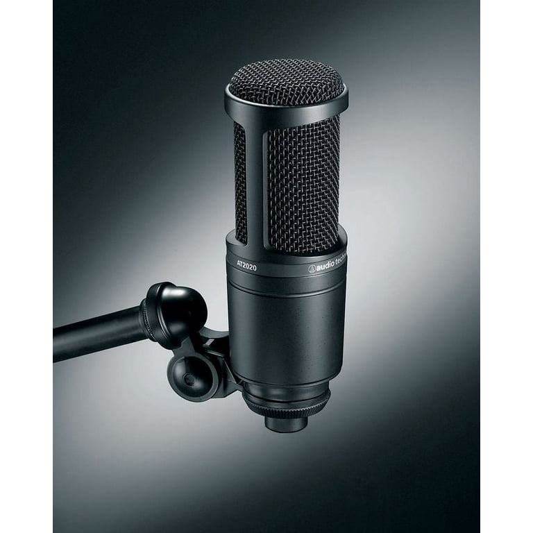 Audio Technica AT2020 Studio Microphone-Cardioid Condenser Mic + Headphones Audio Technica AT2020 Studio Microphone-Cardioid Condenser Mic + Headphones