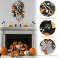 thumbnail image 3 of PULLIMORE 2PCS Halloween Wreath BOO Front Door Welcome Wreath For Home Yard Party Halloween Christmas Hanging Wreath, 3 of 10