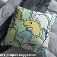 thumbnail image 2 of Castle Fairy Cartoon Dinosaur Fabric by the Yard 1 Yard,Jungle Animal Home Decor Fabric by the Yard,Kawaii Wildlife Room Decor Fabric by the Yard,Luxury Children Bedroom Decor, 2 of 6