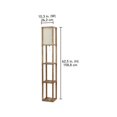 thumbnail image 4 of Mainstays 62.5 inch Shelf Floor Lamp, 4 of 5