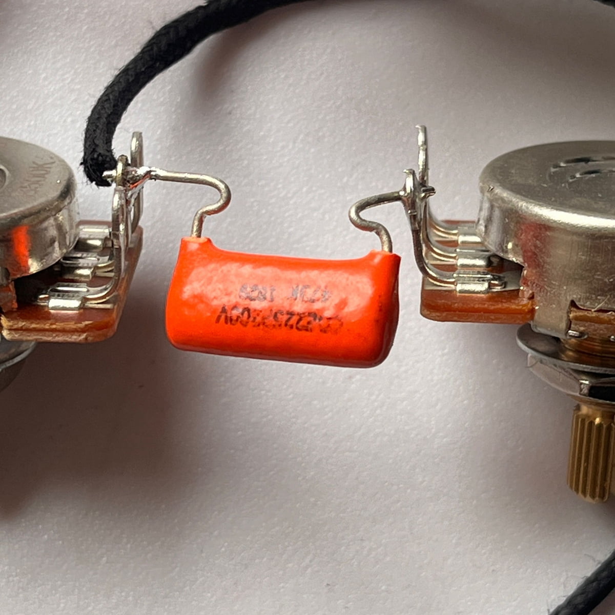 LP/SG Premium Prewired Wiring Harness Kit, Stereo Output Jack,Short Brass Copper Shaft Pots 500K,3-Way Switch Guitar Parts