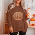 thumbnail image 6 of QUNYINEY Crew Neck Womens Sweatshirts Pullover Graphic Halloween Pumpkin Tops Casual Fall Loose Fit Long Sleeve Sweatshirts, 6 of 6