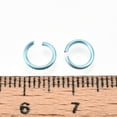thumbnail image 3 of Aluminum Wire Open Jump Rings Pale Turquoise 18 Gauge 8x1.0mm 18000pcs/1000g, 3 of 3