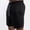 Black, variant on LYMAYTER Men's Solid Color Shorts Quick Dry Shorts Breathable Shorts Fitness Shorts S-3XL