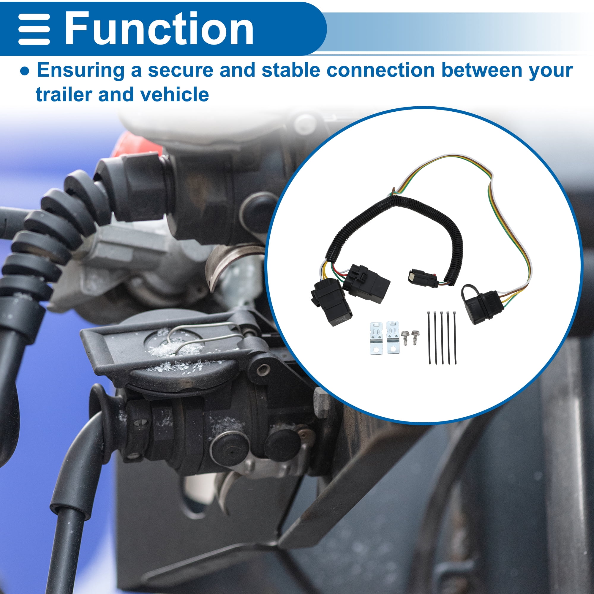 Unique Bargains 4 Pin Trailer Wiring Harness Towing Hitch Wiring for Chevrolet Equinox