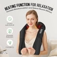 thumbnail image 6 of XIAOTONG Shiatsu Neck Massager with Heat, Deep Tissue Kneading Back and Shoulder Massager, Gifts for Mom & Dad, 6 of 7