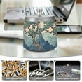 thumbnail image 6 of Yayeee Ashtray with Lid for Cigarette Smokeless Stainless Steel Home Ash Holder, Tree in The Mountains, 6 of 7