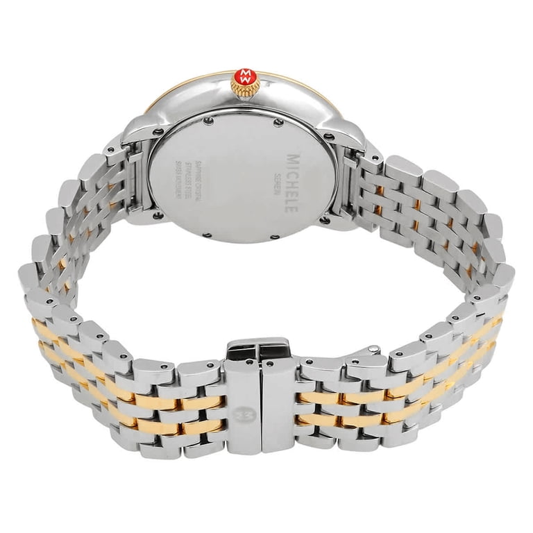 MICHELE Women\'s Watch Serein Two-Tone MWW21B000138-Michele Watch-Serein Mid Two-Tone Diamond Watch  main image 3