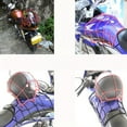 thumbnail image 2 of SHISUYAN Rear Frame Net Cover Luggage Cover Rubber Band Elastic Luggage Net Motorcycle Net Bag Helmet Net(Red), 2 of 8
