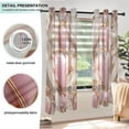 thumbnail image 5 of 3d Hearts and Pearls Blackout Curtains Thermal Insulation 63 inch Grommet for Bedroom Living Room Bathroom Kitchen Windows 2 Pack, 5 of 6