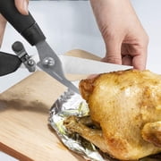 Kitchen Scissors All Purpose Shears, Heavy Duty Poultry Shears for Chicken Food Meat, Spring-loaded Handle