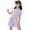 Dark Purple, variant on DGMIOCS Girls Clothing Set Summer Casual Training Suit for Daily Play and Outdoor Activities for Girls 10-16 Loose Fit Top and Skirt Pants Sky Blue 12-13 Years