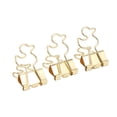 thumbnail image 1 of Petits Trombones 20Pcs Trombones Force de Serrage Forte Fer Durable Petit Canard Conception Large Application Petit Liant ClipsGold, 1 of 8