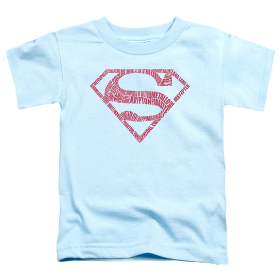 Superman - Word Shield - Toddler Short Sleeve Shirt - 4T