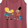 thumbnail image 3 of Hey Arnold! - Arnold and Gerald Skateboard - Women's Racerback Tank Top, 3 of 5