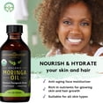 thumbnail image 5 of Mother Nature USDA Organic Moringa Oil 4 fl oz – Cold-Pressed, Pure & Natural for Hydrating Skin, Promoting Hair Growth, Anti-Aging, & Nourishing Face Care, 5 of 9