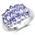thumbnail image 1 of 3.08 Carat Genuine Tanzanite .925 Sterling Silver Ring QJ Model, 1 of 3