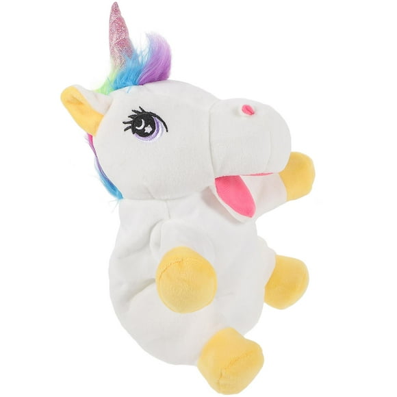 Unicorn Hand Puppet Plush Animals Hand Puppet Storytelling Hand Puppet Cartoon Puppet Toy-SHUNJING