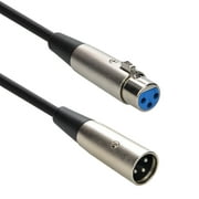 Cable Central LLC 3Ft XLR 3P Male/Female Balanced Audio Microphone Cable - 3 Feet