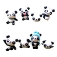 thumbnail image 4 of Estatua de jardín Baoblaze divertida 16 Piezas y Panda linda 8 Piezas Resina, 4 of 8
