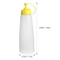 thumbnail image 2 of SHINYPASING 4Pcs Honey Squeeze Bottles 500ml Assorted Color Square Design Eco Friendly, 2 of 5
