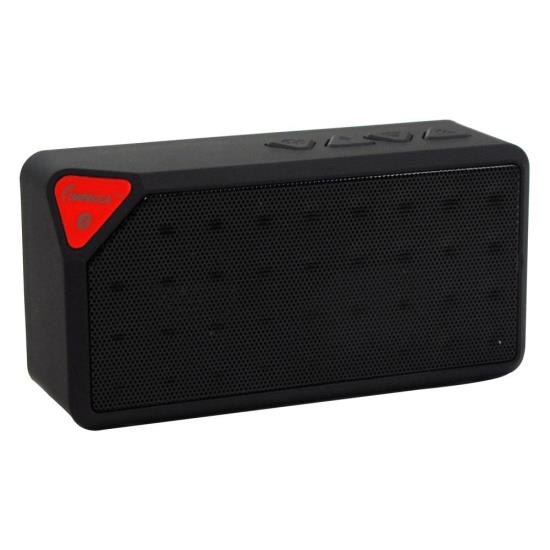 Portable Bluetooth Speaker with Aux Input Black