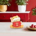 thumbnail image 5 of kowaku Lucky Cat Figurine Animal Sculpture Resin Cartoon Car Dashboard Decor Statue for Cabinet Table Desk Living Room, 5 of 7