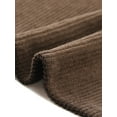 thumbnail image 7 of DARING DIVA Women's Corduroy High Waist Midi Mermaid Skirt with Pockets XL Brown, 7 of 7