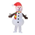 thumbnail image 4 of Disfraz inflable de muñeco de nieve Fernando, decoraciones navideñas reutilizables, para hombres, 4 of 8